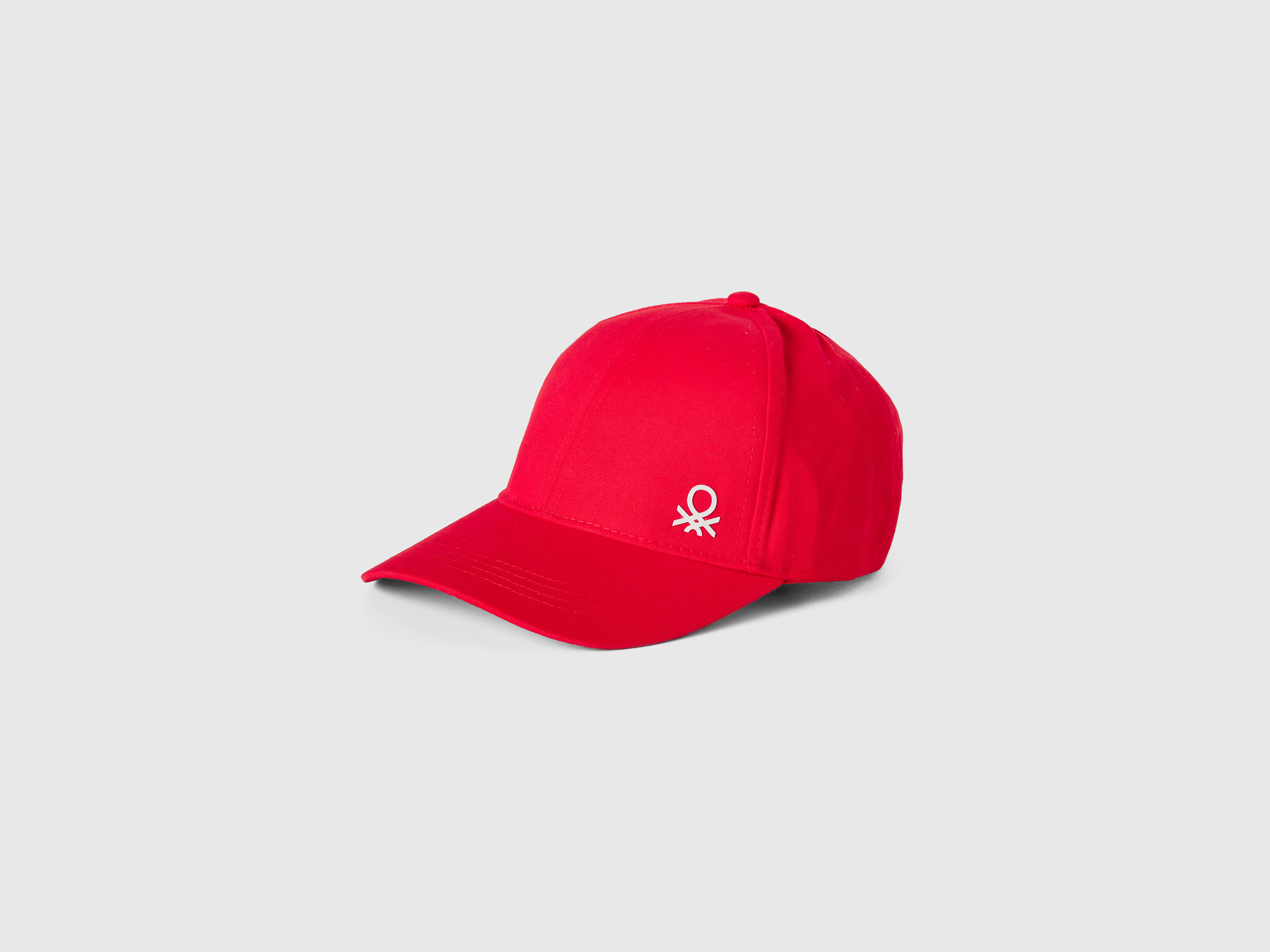 Benetton, Cappellino Con Visiera, Rosso Mattone, Bambini