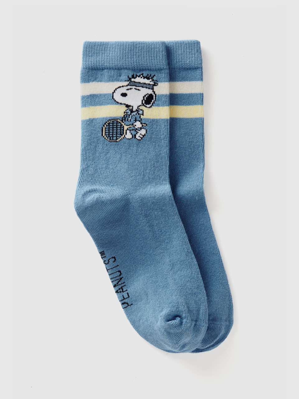 Benetton, Blue Snoopy ©peanuts Socks, Light Blue, Kids