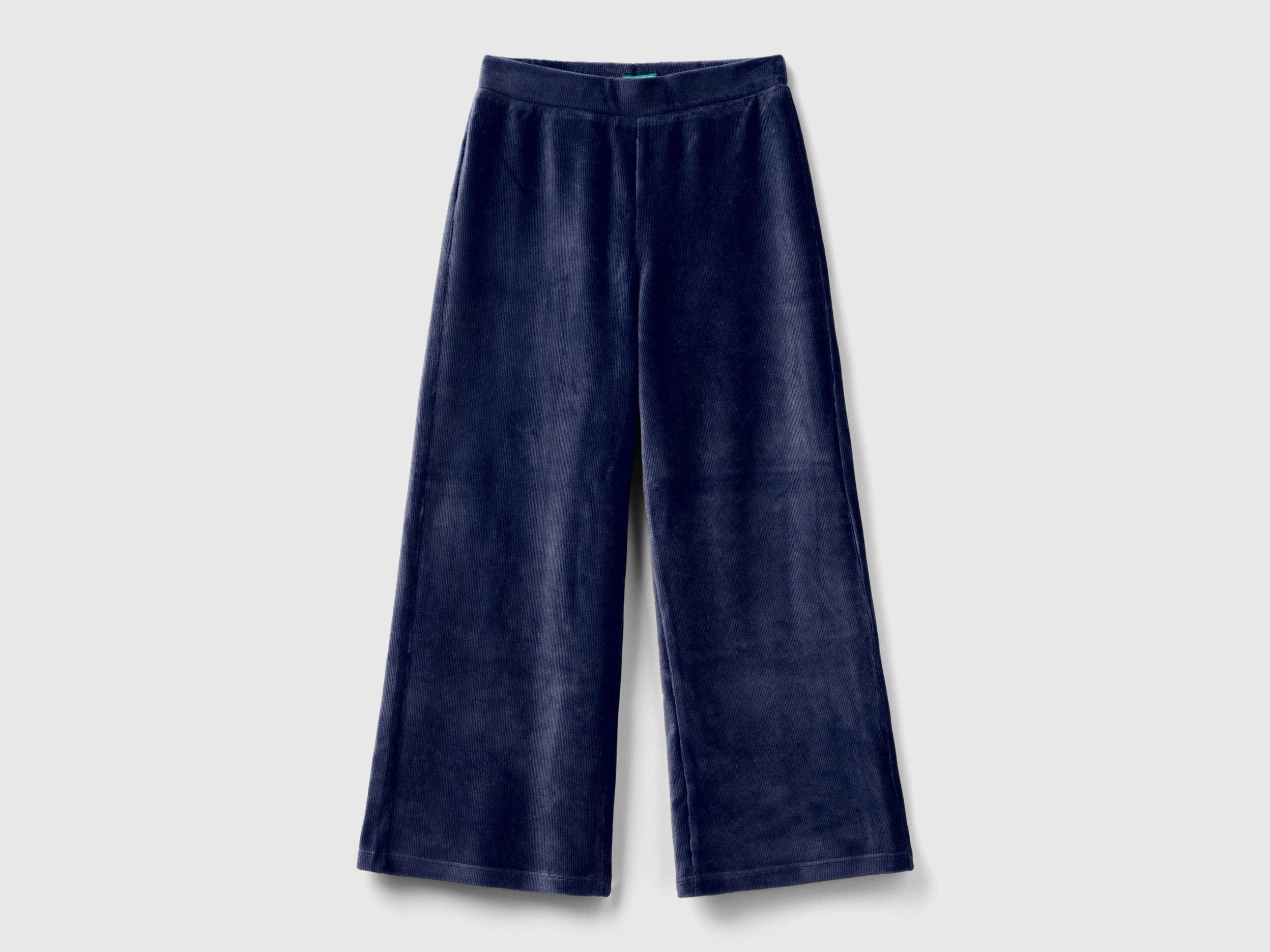 Benetton, Wide Chenille Trousers, size 3XL, Dark Blue, Kids