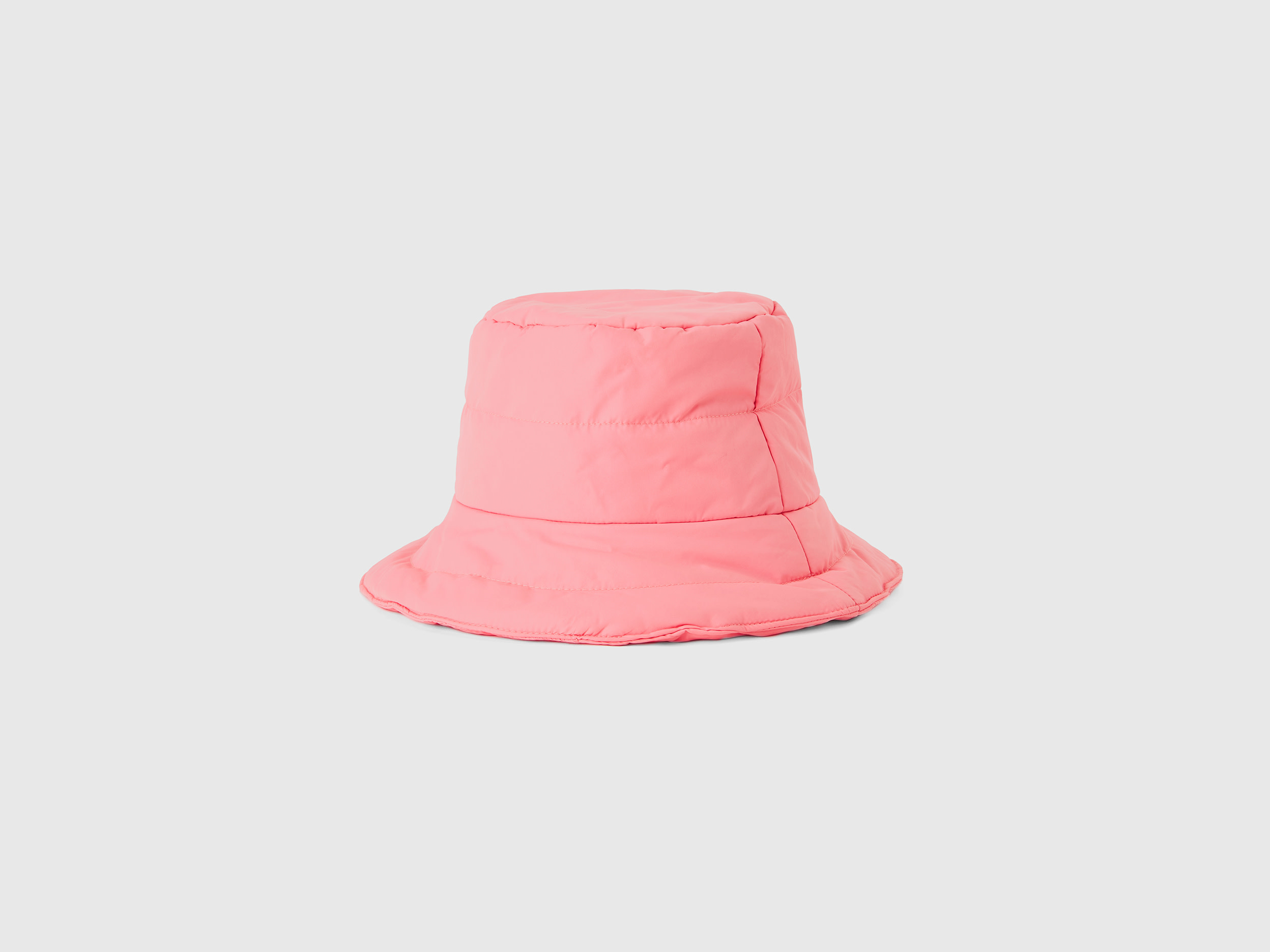 Benetton, Quilted Padded Hat, size OS, Pink, Women