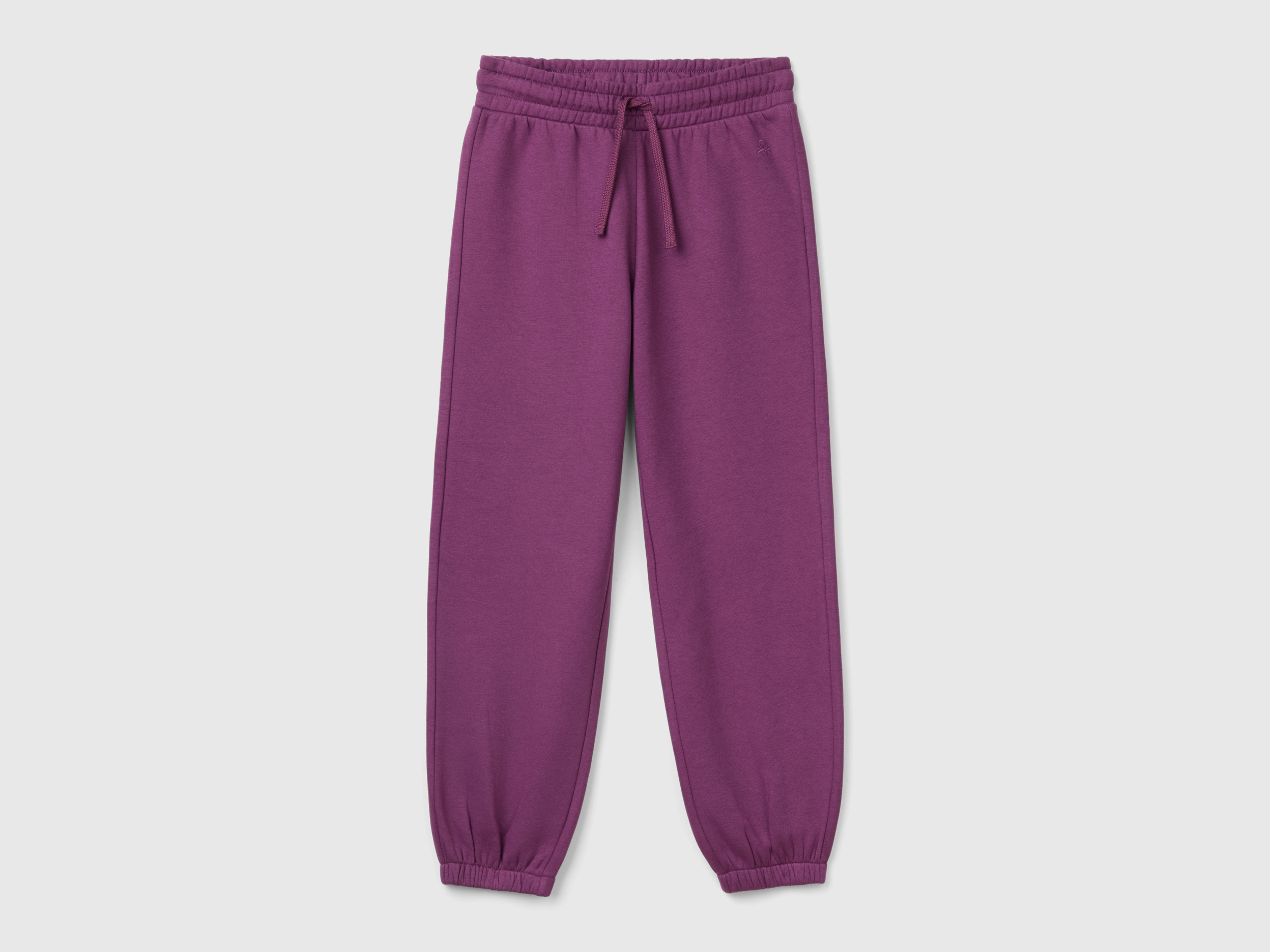 Benetton, Sweat-joggers Mit Tunnelzug, size 2XL, Mauve, female