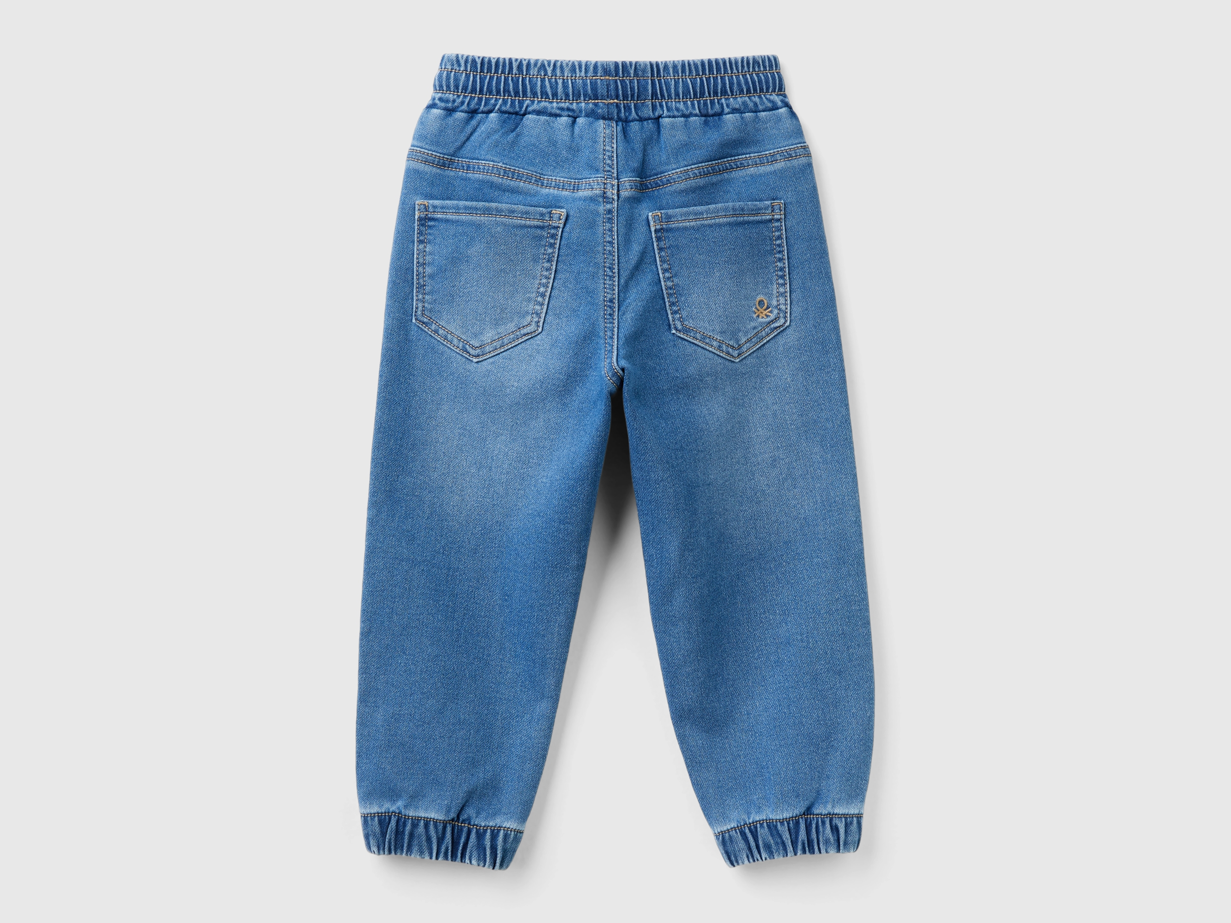 Benetton, Τζόγκερς Από Ντένιμ, size 18-24, Μπλε, Παιδικά φωτογραφία