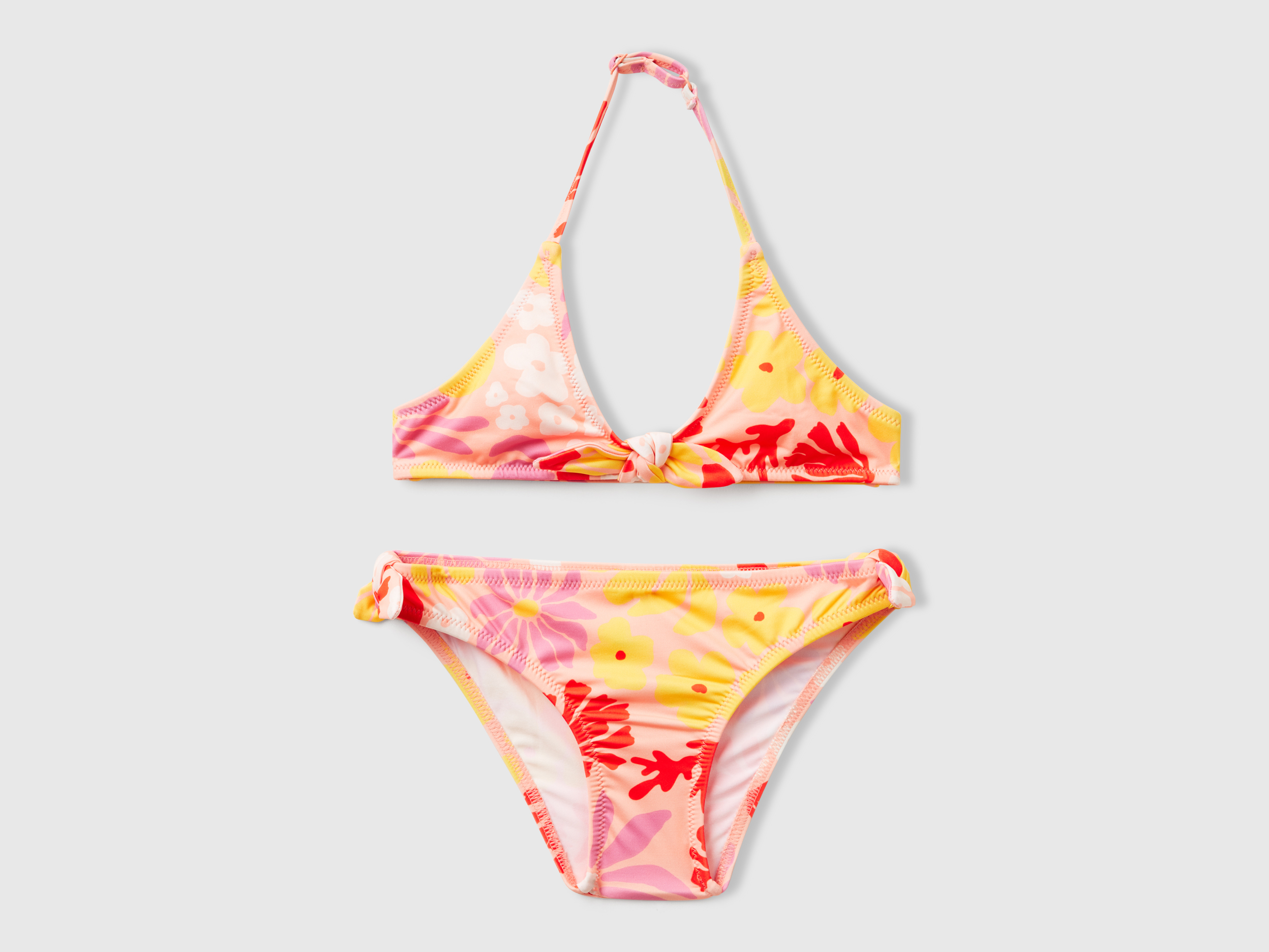 Benetton, Bikini De Plage Imprimé Fleurs, taille 2XL, Multicolore, Enfants - United Colors of Benetton - Modalova