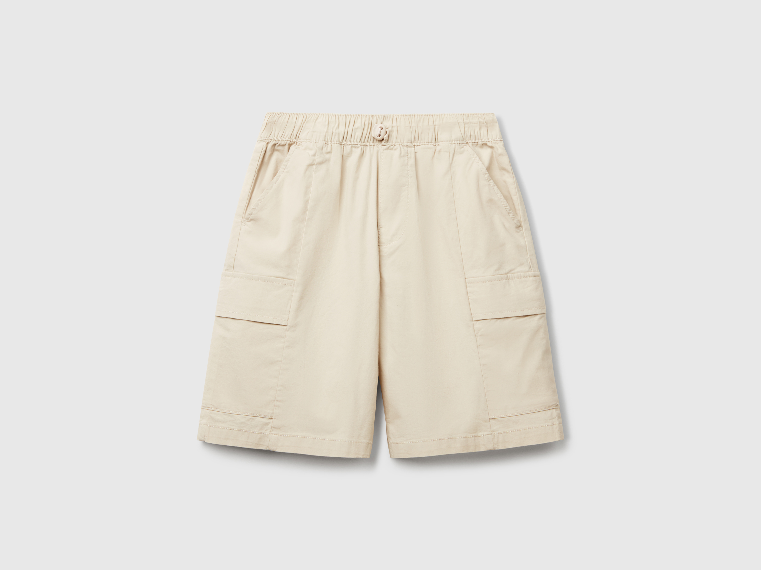 Benetton, Short Parachute En Coton Stretch, taille 2XL, , Enfants - United Colors of Benetton - Modalova