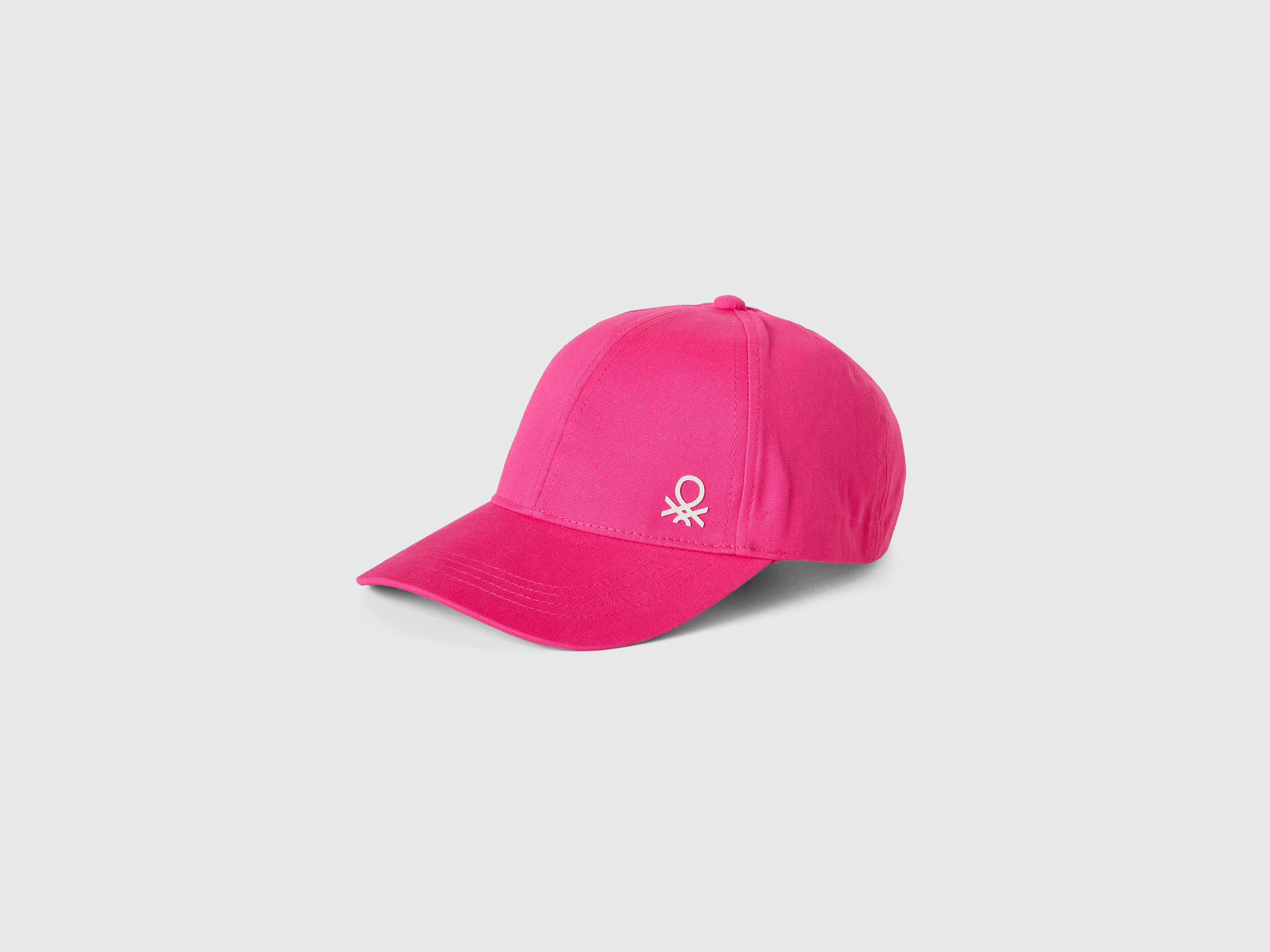 Benetton, Cappellino Con Visiera, Fucsia, Bambini