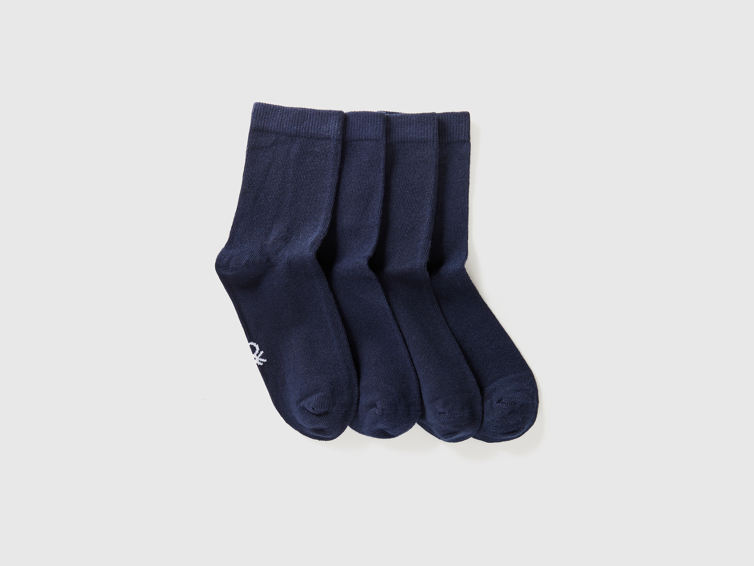 Benetton, Set Calzini Lunghi, Blu Scuro, Bambini