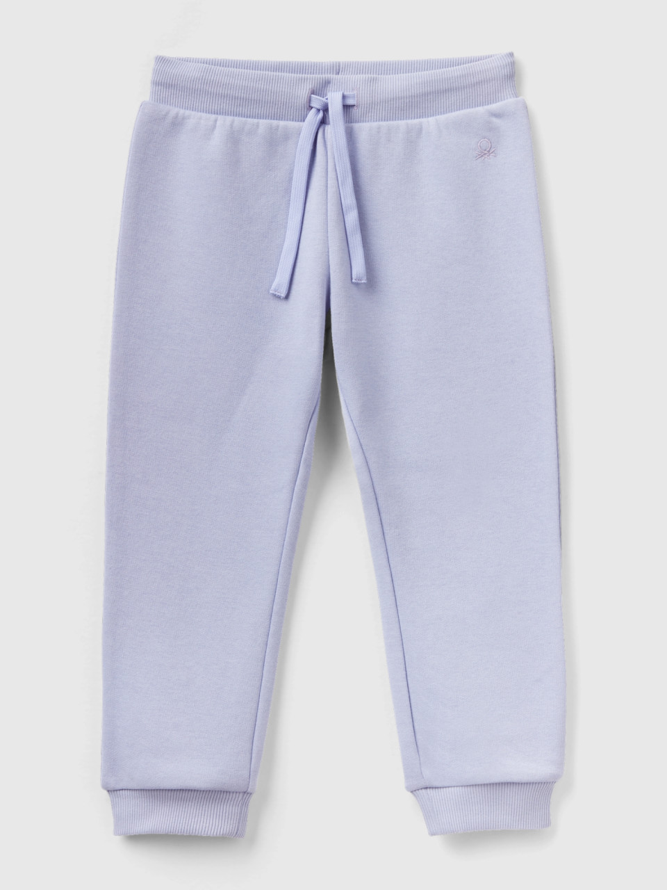 Benetton, Sweat Joggers With Drawstring, Lilac, Kids