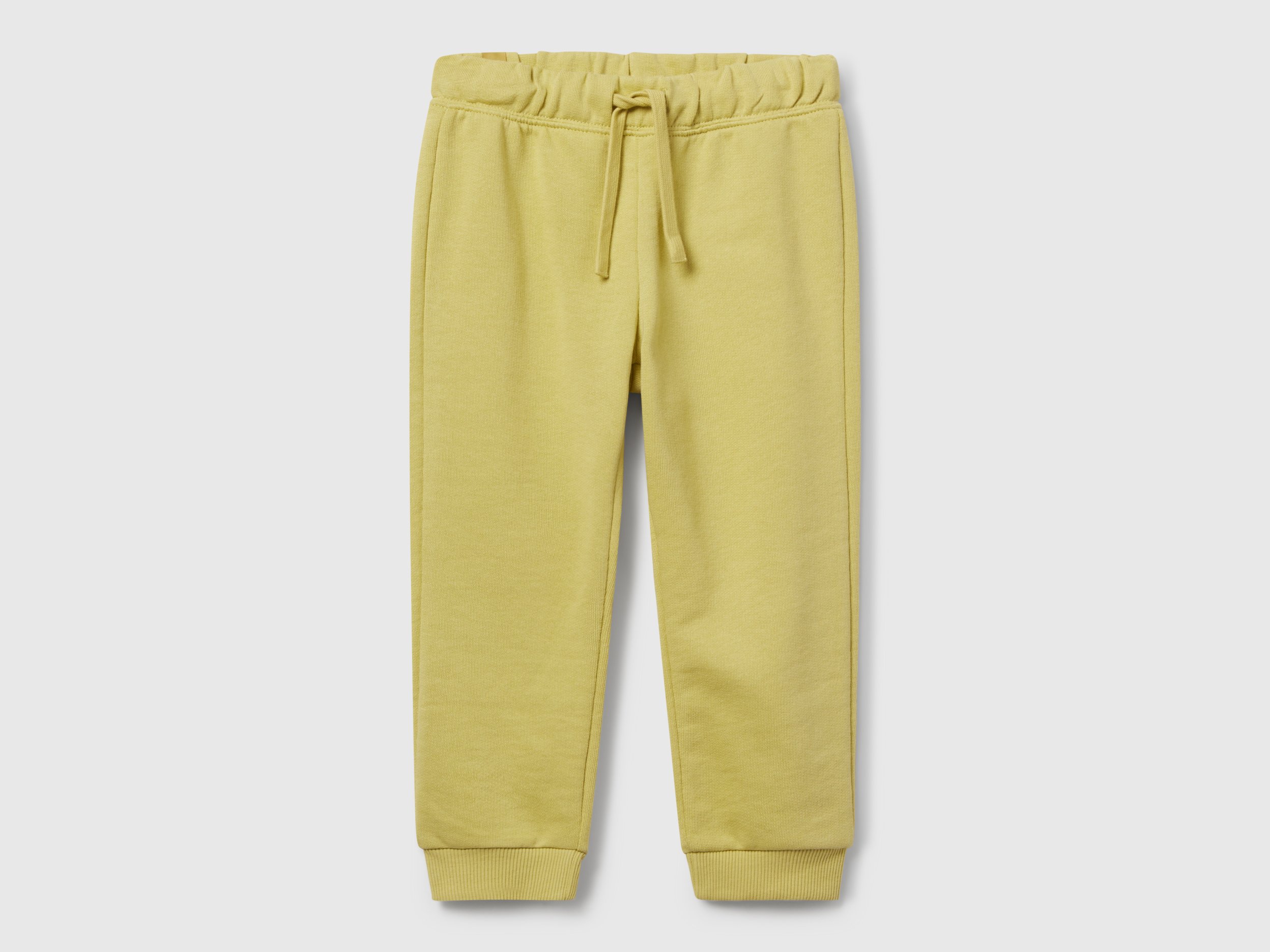 Benetton, Regular Fit Sweat Joggers, size 82, Yellow, Kids