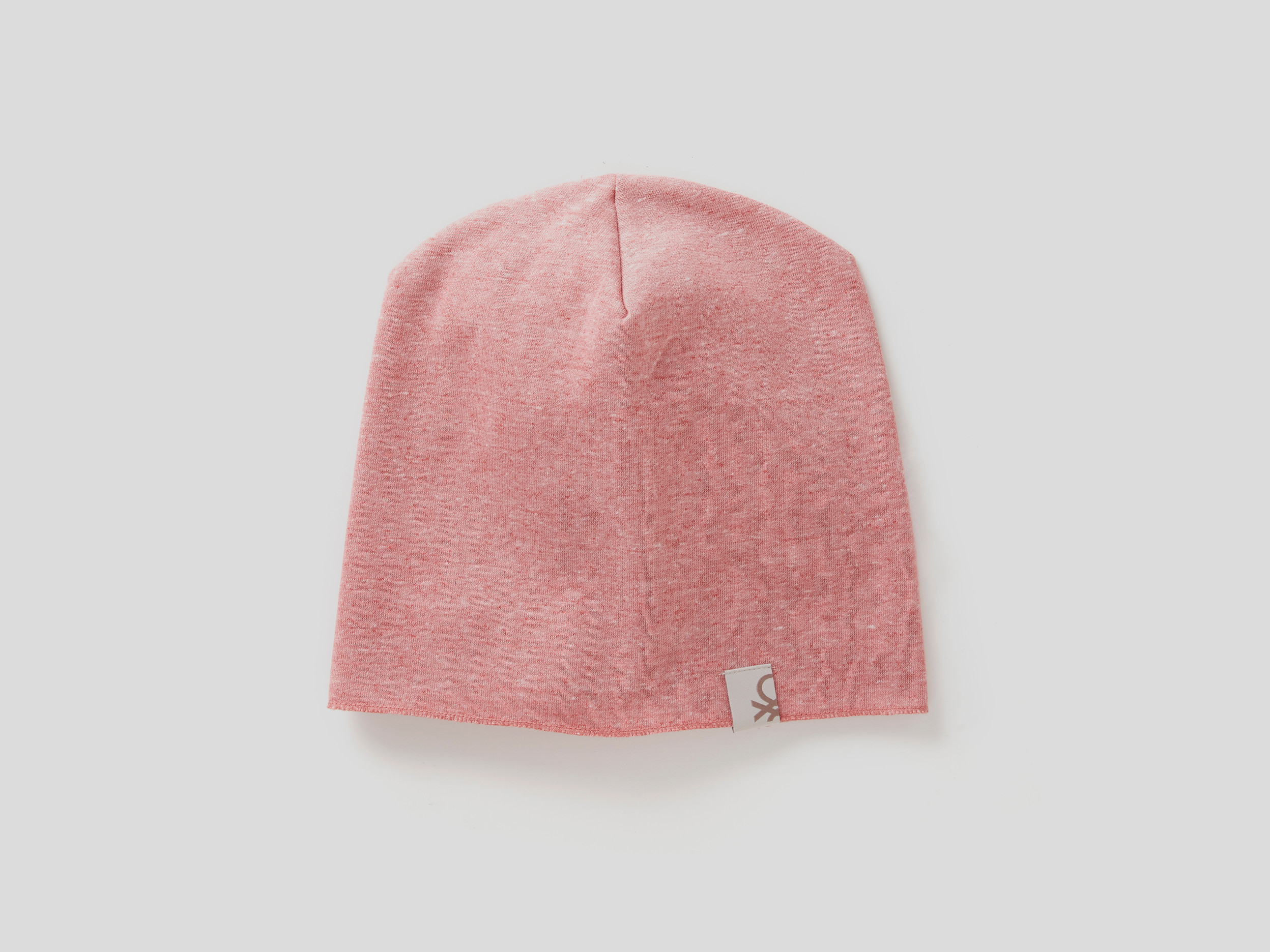 benetton, cap in recycled fabric, size s, pink, kids
