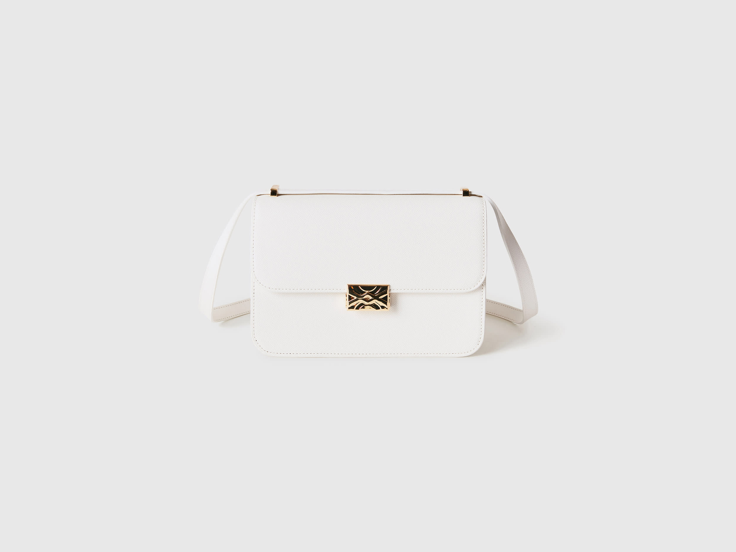 Benetton, Be Bag Grande Bianca, Bianco, Donna