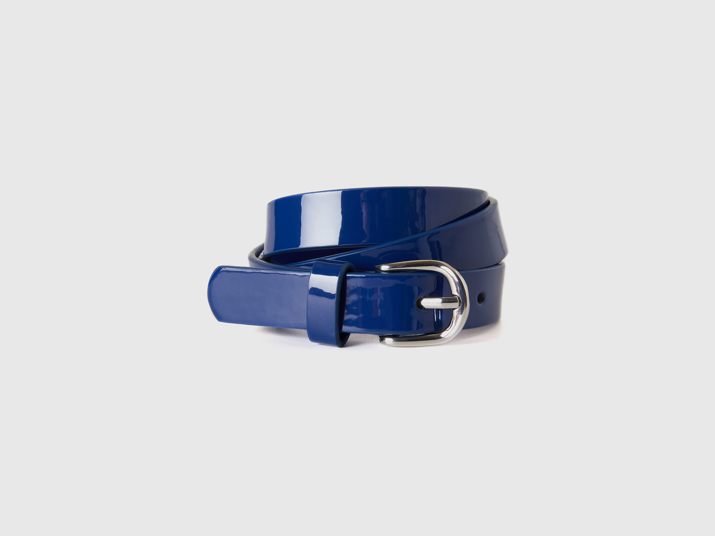 Benetton, Cintura Lucida, Blu, Bambini