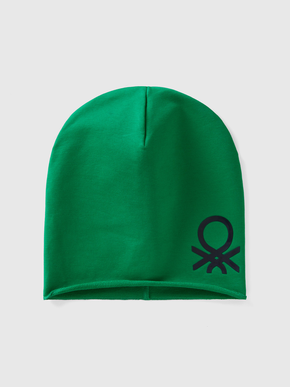 Benetton, Hat In Stretch Cotton, Green, Kids