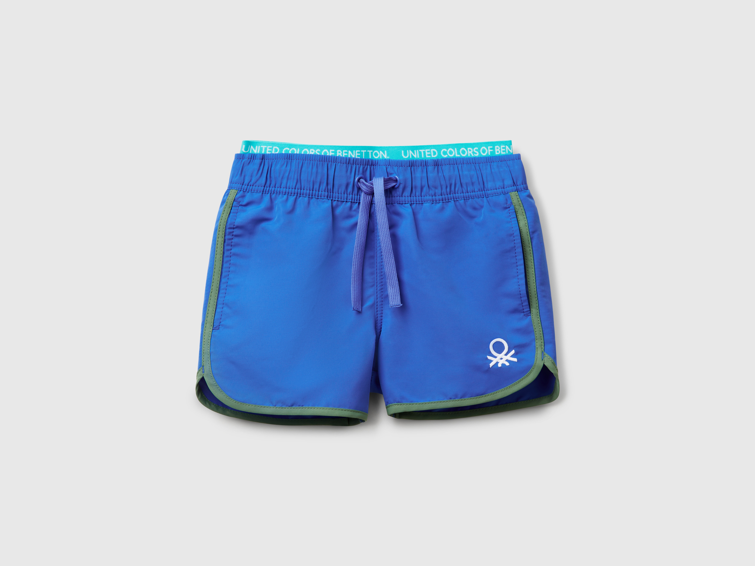 Benetton, Short De Bain Avec Cordon De Serrage, taille 9-12, Turquoise, Enfants - United Colors of Benetton - Modalova